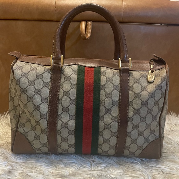 Gucci sherry lane vintage Boston bag GG monogram